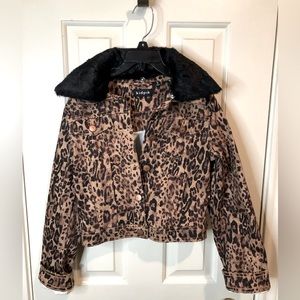 Girls Leopard Jacket by KIDPIK NWT